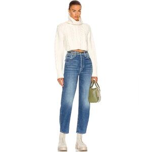 Mother Curbside High Rise Ankle Jeans, Cowboys Don't Cry, Size 29